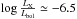 \hbox{$\log{\frac{L_{\rm X}}{L_{\rm bol}}} \simeq -6.5$}