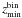 \hbox{$z_{\rm min}^{\rm bin}$}