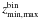 \hbox{$z_{\rm min,max}^{\rm bin}$}