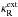\hbox{$\kappa_{\rm R}^{\rm ext}$}