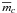 \hbox{$\overline{m}_c$}