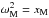 \hbox{$\omega^2_{\rm M}=x_{\rm M}$}