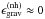 \hbox{$\epsilon_{\mathrm{grav}}^{(\mathrm{nh})}\approx 0$}