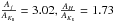 \hbox{$\frac{A_{j}} { A_{K_{\rm s}}}=3.02,\frac{A_{H}}{A_{K_{\rm s}} }=1.73 $}