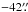 \hbox{$-42\farcs$}