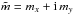 \hbox{$\tilde{m} = m_x + {\rm i} \, m_y $}