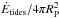 \hbox{$\dot{E}_{\rm tides}/4\pi R_{\rm P}^2$}