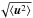 \hbox{$\sqrt{\langle {\bm u}^2 \rangle}$}