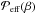\hbox{$\Peff(\beta)$}