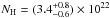 \hbox{$N_{\rm H}=(3.4_{-0.6}^{+0.8})\times10^{22}$}