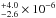 \hbox{$^{+4.0}_{-2.6}\times10^{-6}$}