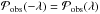 \hbox{$\pobs (-\lA)=\pobs (\lA)$}