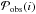\hbox{$\pobs (\iA)$}