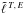 \hbox{$\tell{T,\, E}$}
