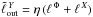 \hbox{$\tell{Y}_{\rm out} = \eta\, (\ellphi+\ellx)$}