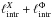 \hbox{$\ell^{X}_{\rm intr}+\ell^{\Phi}_{\rm intr}$}