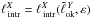 \hbox{$\ell_{\,\rm intr}^X = \ell_{\,\rm intr}^X(\tell{Y}_{\rm ok}, \varepsilon)$}