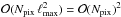 \hbox{${\cal O}(N_{\rm pix}\,\ell_{\rm max}^2) = {\cal O}(N_{\rm pix})^2$}