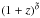 \hbox{$(1+z)^{\tilde{\delta}}$}