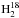 \hbox{${\rm H}_{2}^{18}$}
