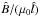 \hbox{$\hat{B}/(\mu_{0}\hat{l})$}