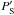 \hbox{$P'_{\rm S}$}