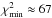 \hbox{$\chi^{2}_{\rm min} \approx 67$}