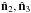 \hbox{$\hat{\vec{n}}_2, \hat{\vec{n}}_3$}
