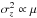 \hbox{$\sigz^2 \propto \mu$}