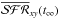\hbox{$\overline{{\cal SFR}}_{xy}(t_\infty)$}