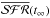 \hbox{$\overline{{\cal SFR}}(t_\infty)$}