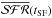 \hbox{$\overline{{\cal SFR}}(t_{\rm SF})$}