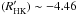 \hbox{$(R'_{\rm HK}) \sim -4.46$}