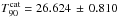 \hbox{$T_{90}^{\rm cat}=26.624\,\pm\,0.810$}