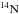 \hbox{$\rm{^{14}N}$}