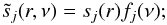 \appendix \setcounter{section}{1} \begin{eqnarray} \tilde{s}_j({r},\nu)={s}_j({r})f_j(\nu)\label{3}; \end{eqnarray}
