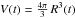 \hbox{$V(t) = \frac{4 \pi}{3} \, R^3(t)$}