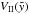 \hbox{$V_{\rm II}(\tilde{y})$}