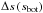 \hbox{$\Delta s\left(s_{\mathrm{bot}}\right)$}