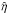 \hbox{$\hat{\eta}$}