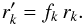 \appendix \setcounter{section}{1} \begin{equation} r'_k = f_k\,r_k. \label{a6} \end{equation}