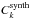 \hbox{$C_k^{\rm synth}$}