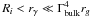 \hbox{$R_i < r_{\gamma} \ll \Gamma^{4}_{\rm bulk} r_g$}