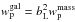 \hbox{$\smash{w_{\rm p}^{\rm gal}=b^2_{\rm L} w_{\rm p}^{\rm mass}}$}