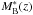\hbox{$M_{\rm B}^*(z)$}