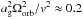 \hbox{$a_{\mathrm{g}}^{2} \Omega_{\mathrm{orb}}^{2}/v^{2} \approx 0.2$}