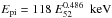 \hbox{${E}_{\rm pi} = 118 ~{E}_{52}^{0.486}~{\rm~keV}$}