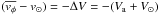 \hbox{$(\overline{v_\mathrm{\phi}}-v_\odot) = -\Delta V=-(V_\mathrm{a} + V_\mathrm{\sun})$}