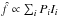 \hbox{$\hat{f} \propto \sum_i P_i I_i$}
