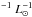 \hbox{$^{-1}~L_\odot^{-1}$}
